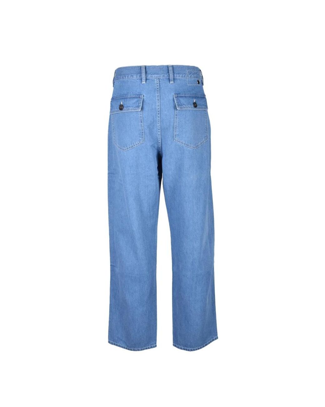 Philippe Model Blue Straight Fit Jeans for men