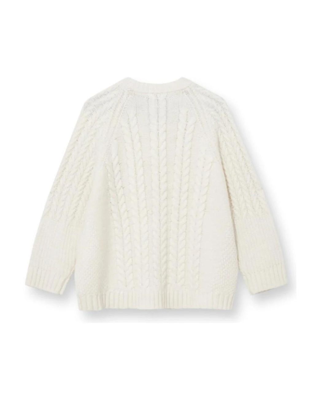 HEYANNO White Round-Neck Knitwear