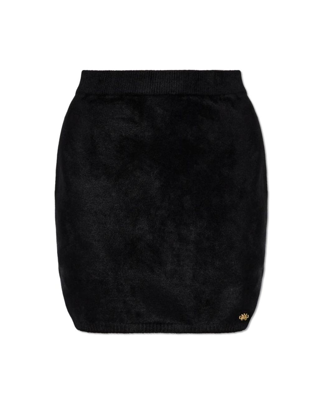 Amiri Rokken ,Zwart ,Korte Rok Met Logo in het Black