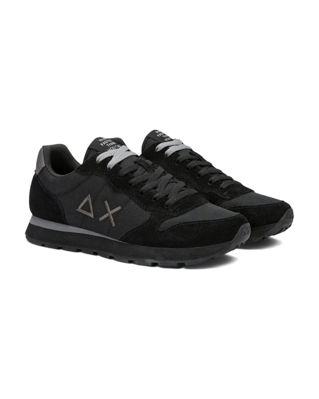 Sun 68 Black Sneakers for men