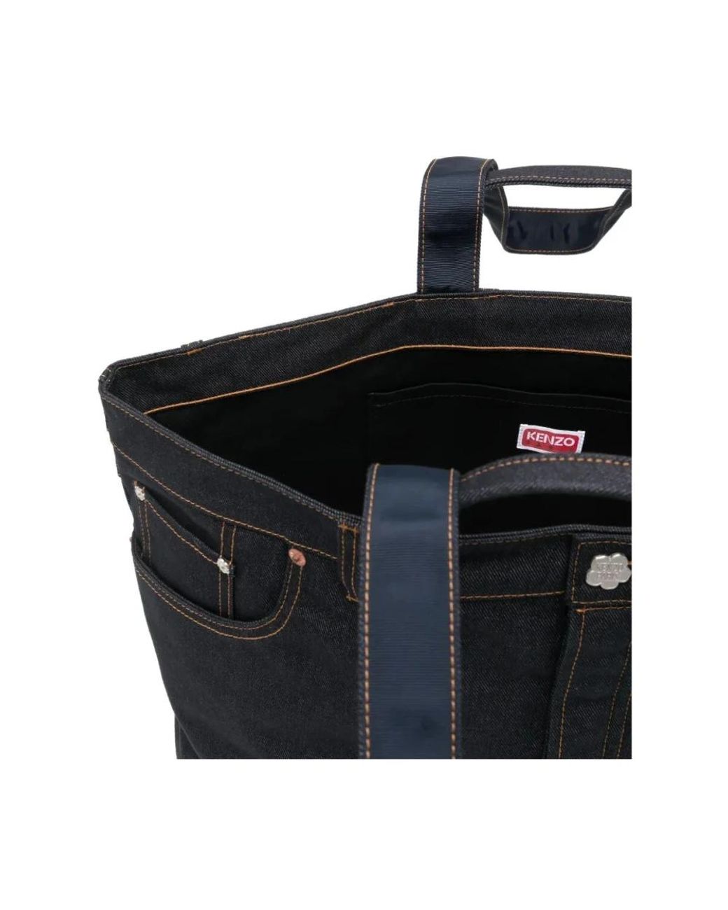 KENZO Black Shopping Bags for men