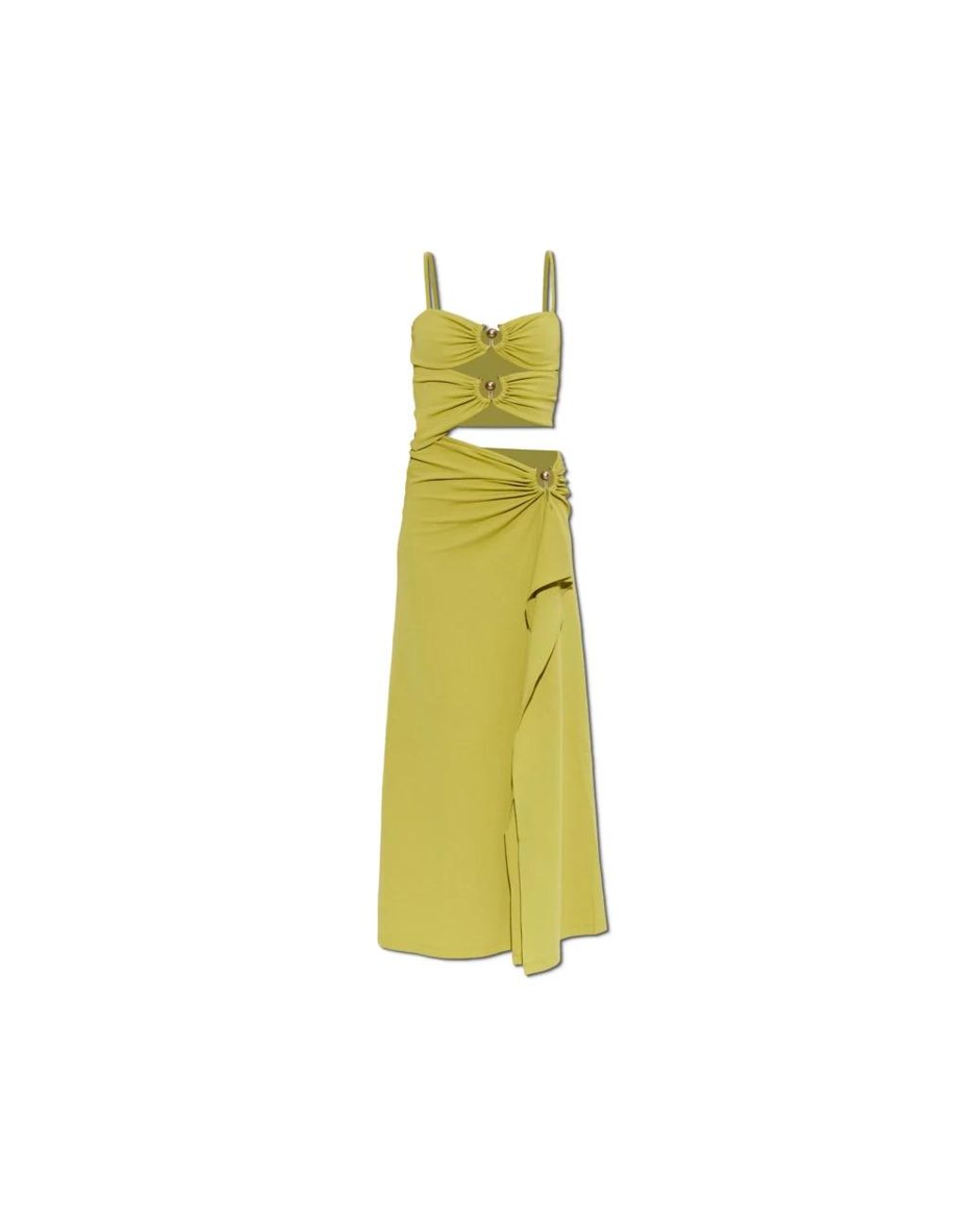 Maxi Dresses Christopher Esber de color Yellow