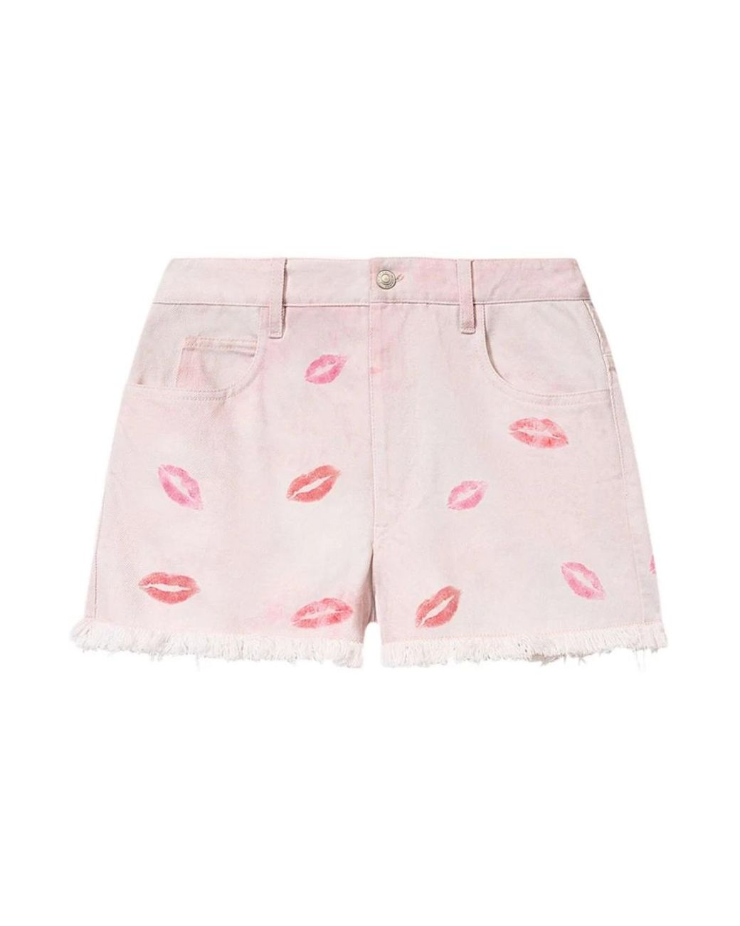 Isabel Marant Pink Denim Shorts