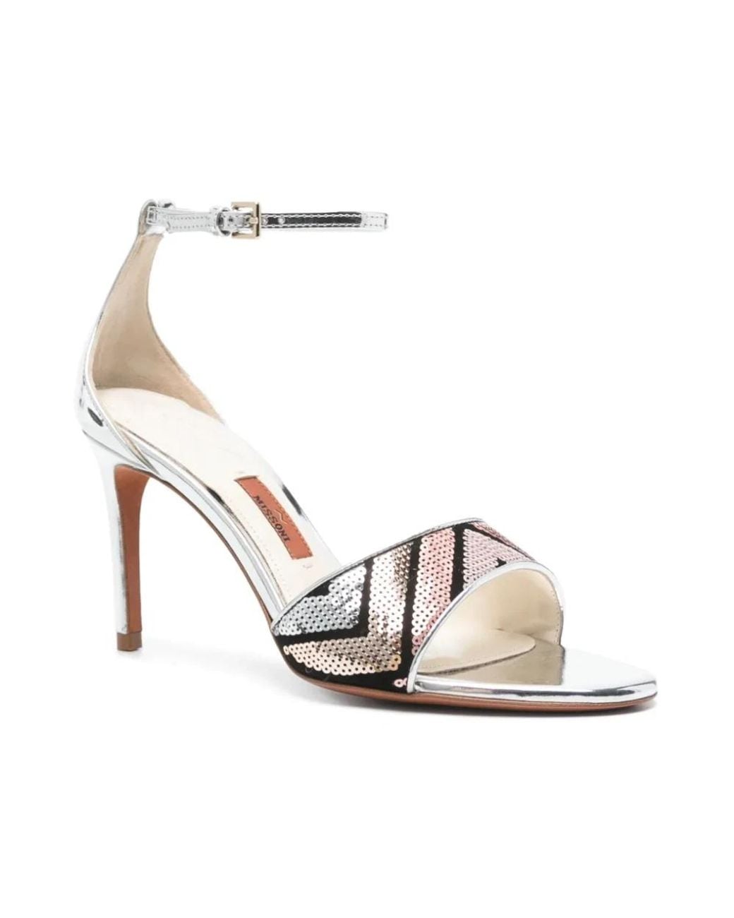 Missoni White High Heel Sandals