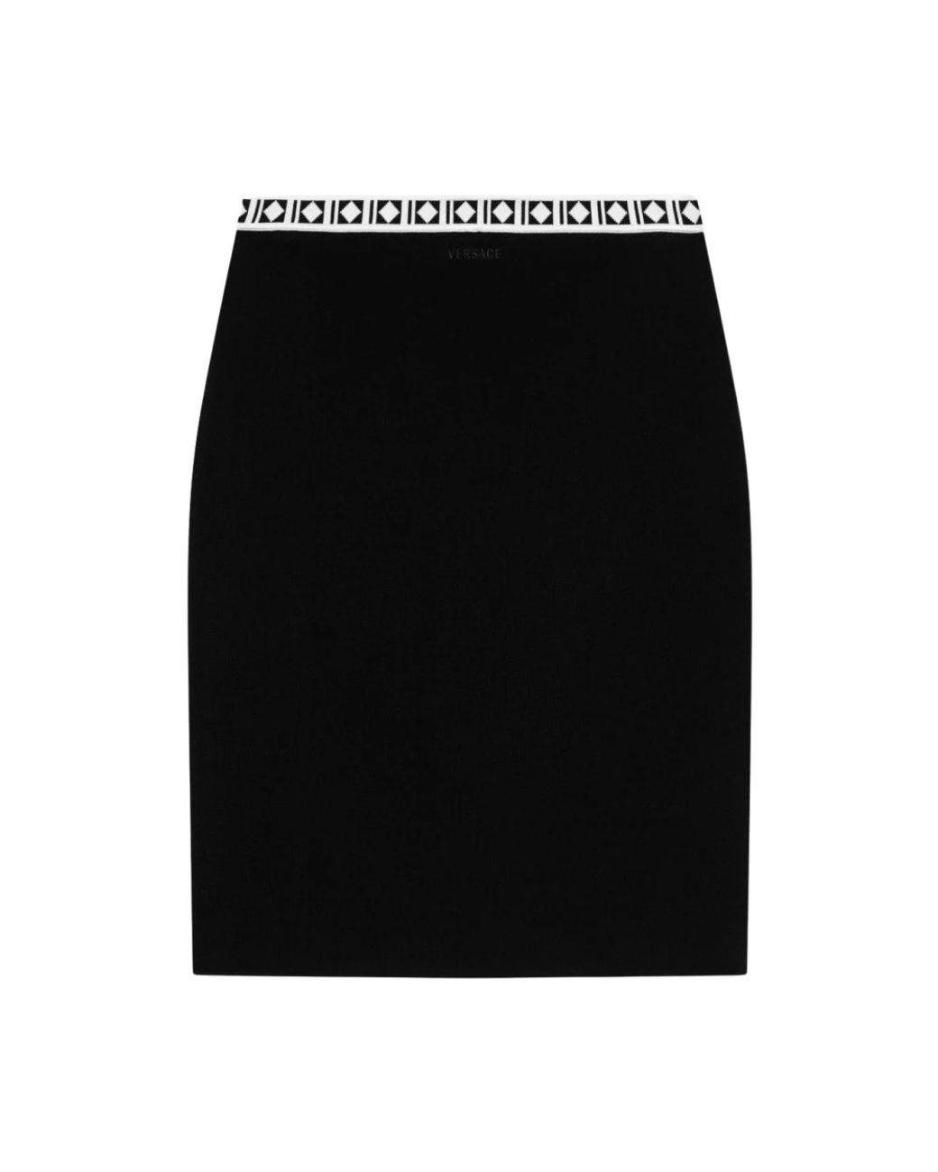 Versace Black Short Skirts