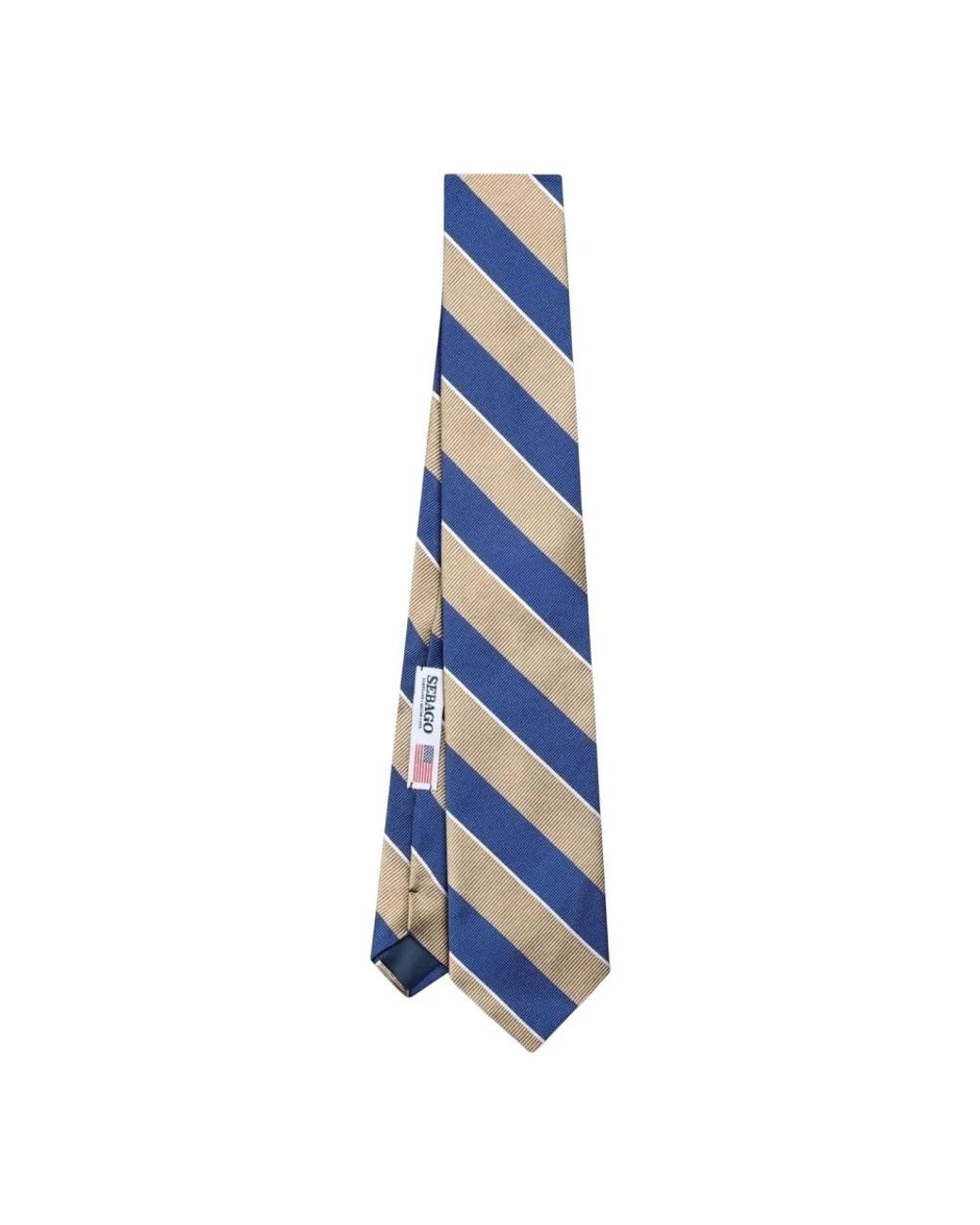Sebago Regimental Tie in Blue für Herren