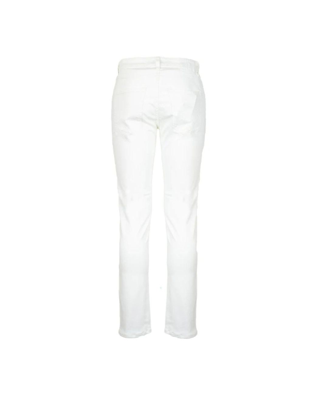 Roy Rogers White Slim-Fit Jeans for men