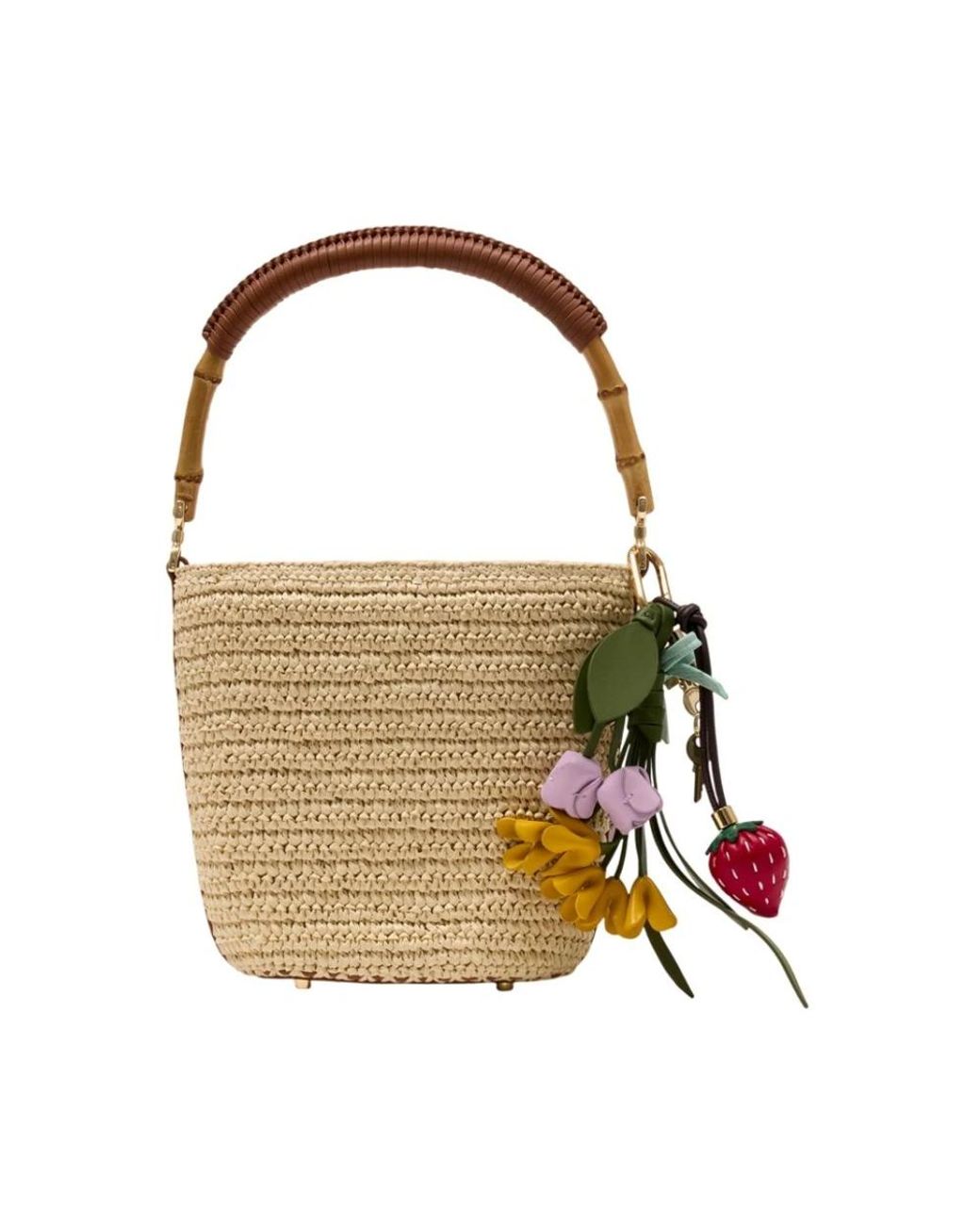Bucket Bags di Self-Portrait in Brown
