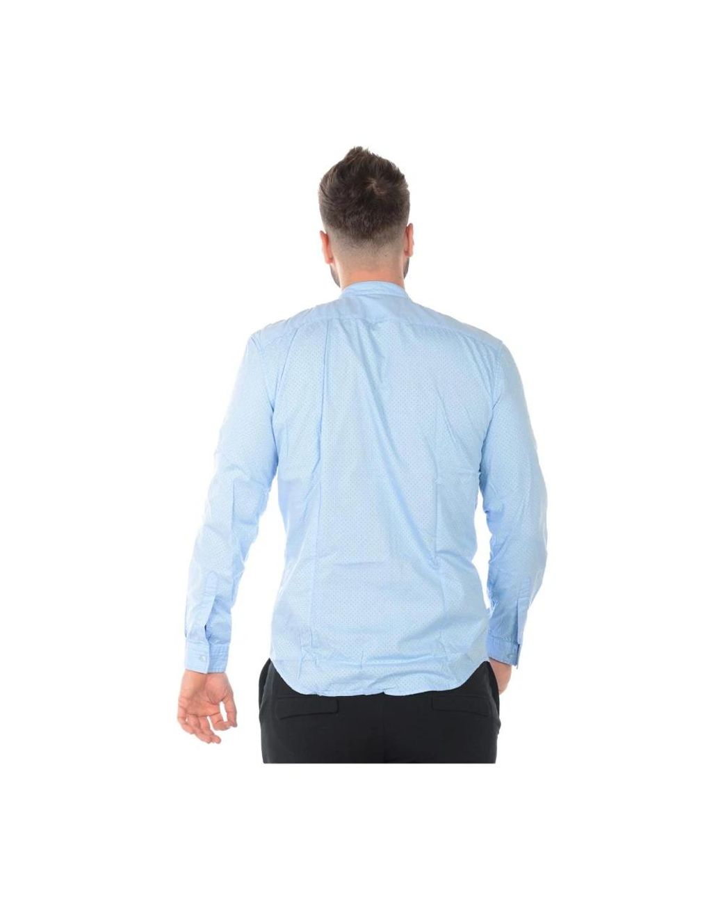 Daniele Alessandrini Blue Casual Shirts for men