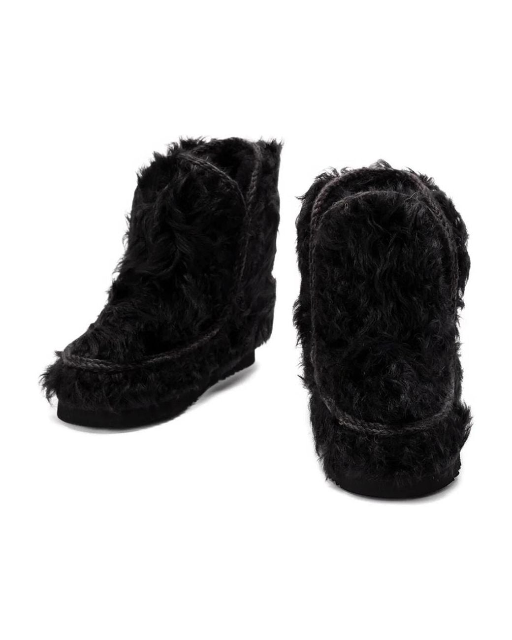 Mou Black Winter Boots