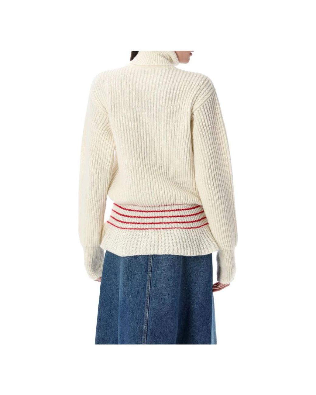 Chloé Natural Turtlenecks