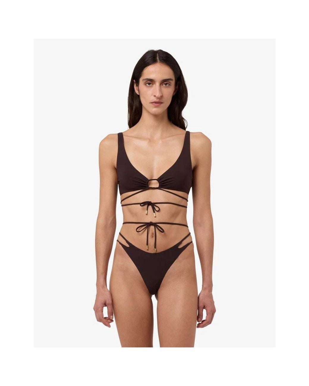 Moschino Brown Bikinis