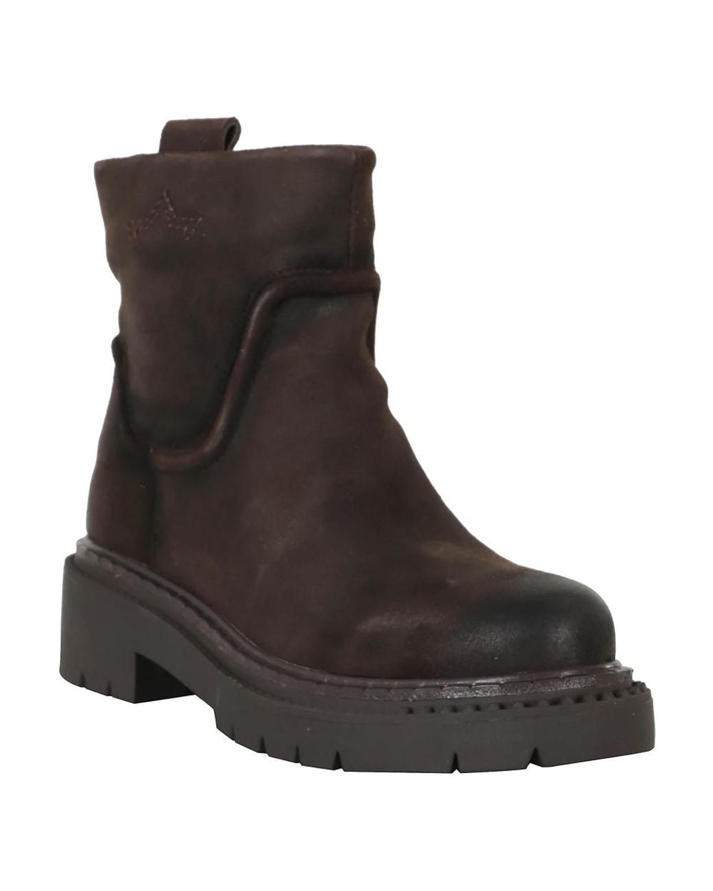 Ash Brown Ankle Boots