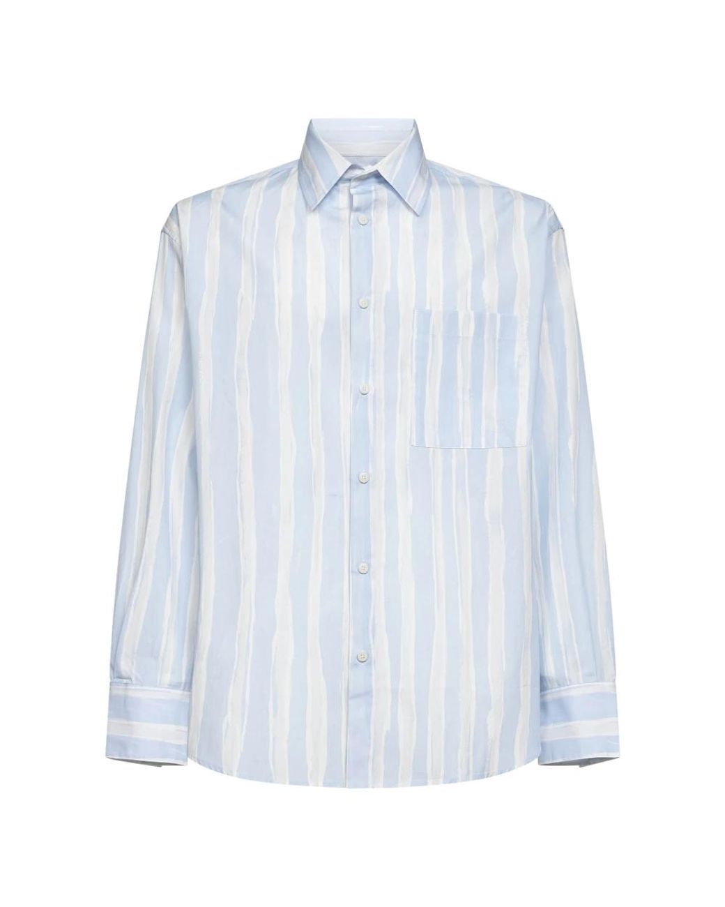 Jacquemus Blue Casual Shirts for men