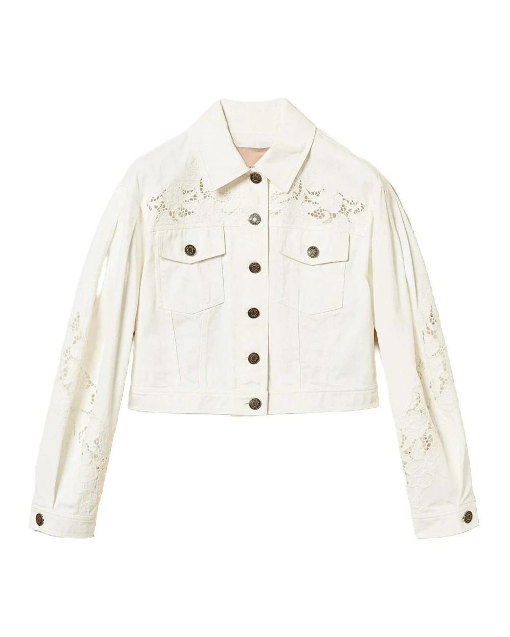 Twinset White Denim Jackets