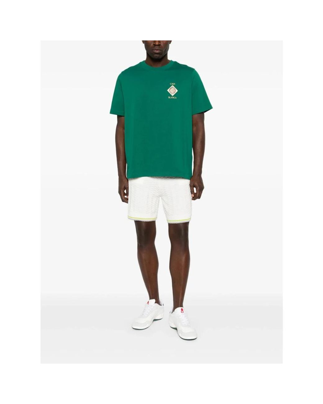 Casablanca White Casual Shorts for men