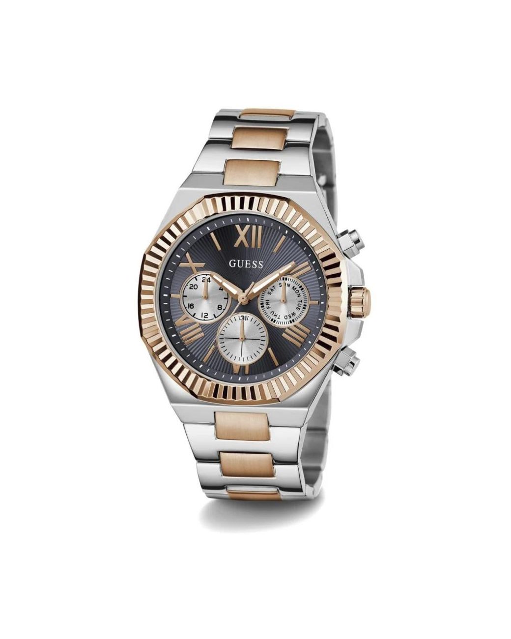 Guess Accessoires ,Veelkleurig ,Equity Horloge in het Metallic voor heren