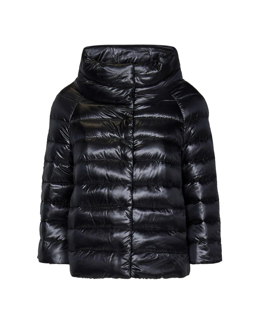 Herno Jassen ,Zwart ,Katoen Sofia Mini Cape in het Black