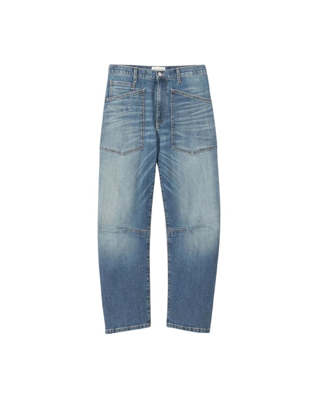 Nili Lotan Blue Cropped Jeans