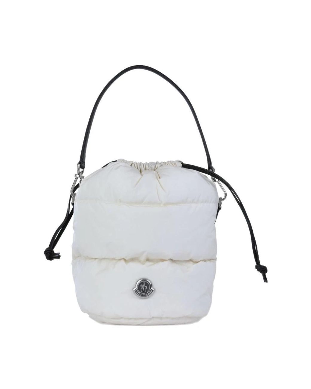 Moncler White Bucket Bags