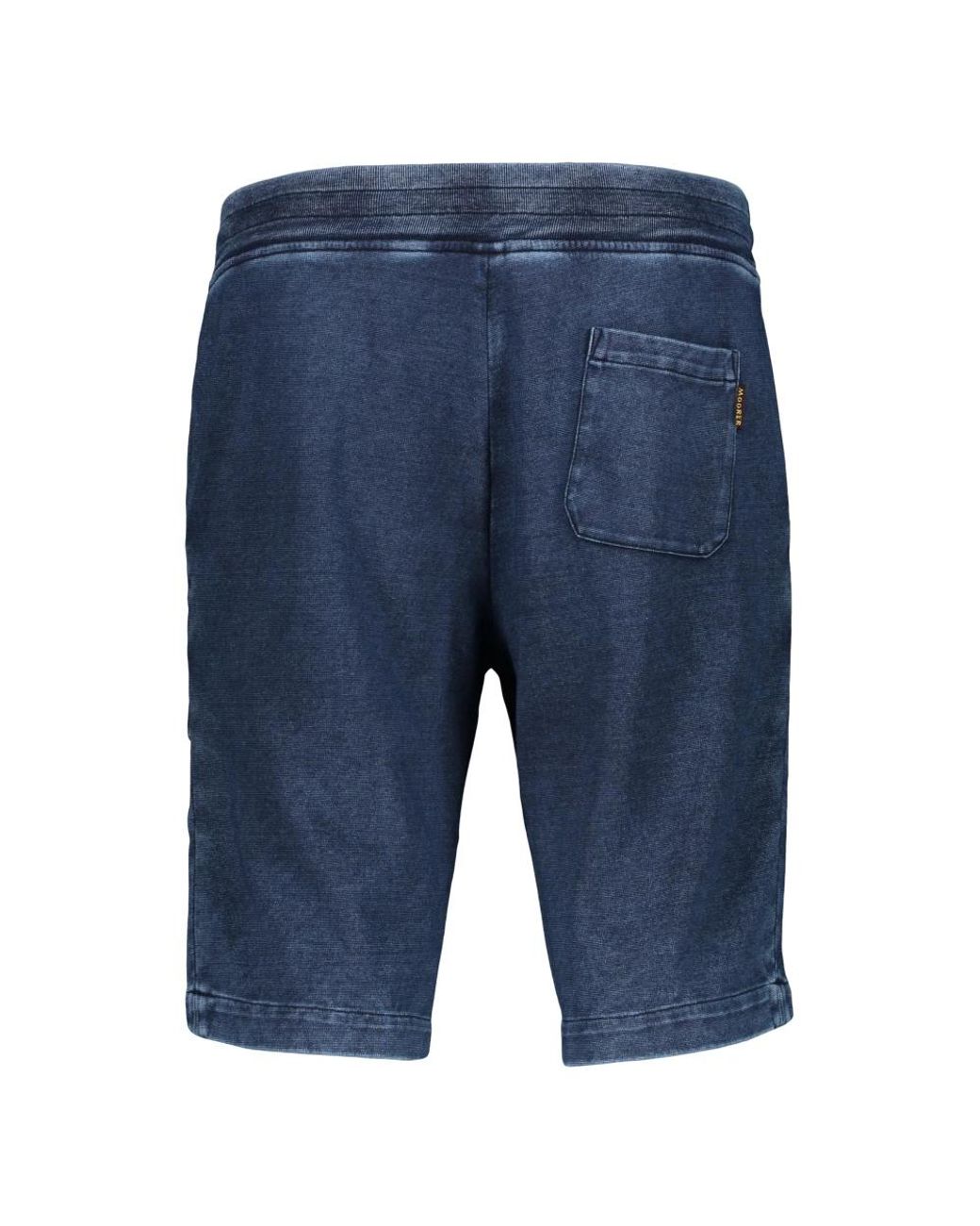 Moorer Blue Casual Shorts for men