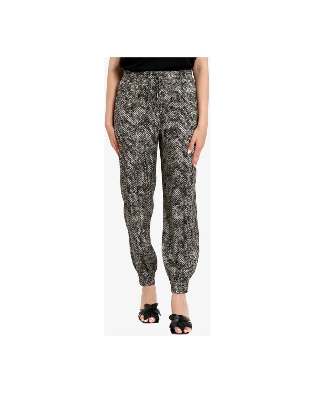 Tapered Trousers PT Torino de color Gray