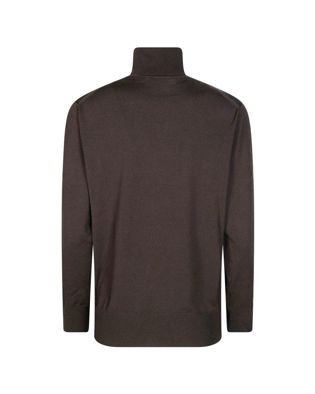 Turtlenecks Incotex de color Brown