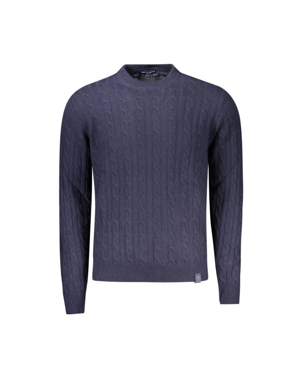 North Sails Kabeltrui in het Blue voor heren