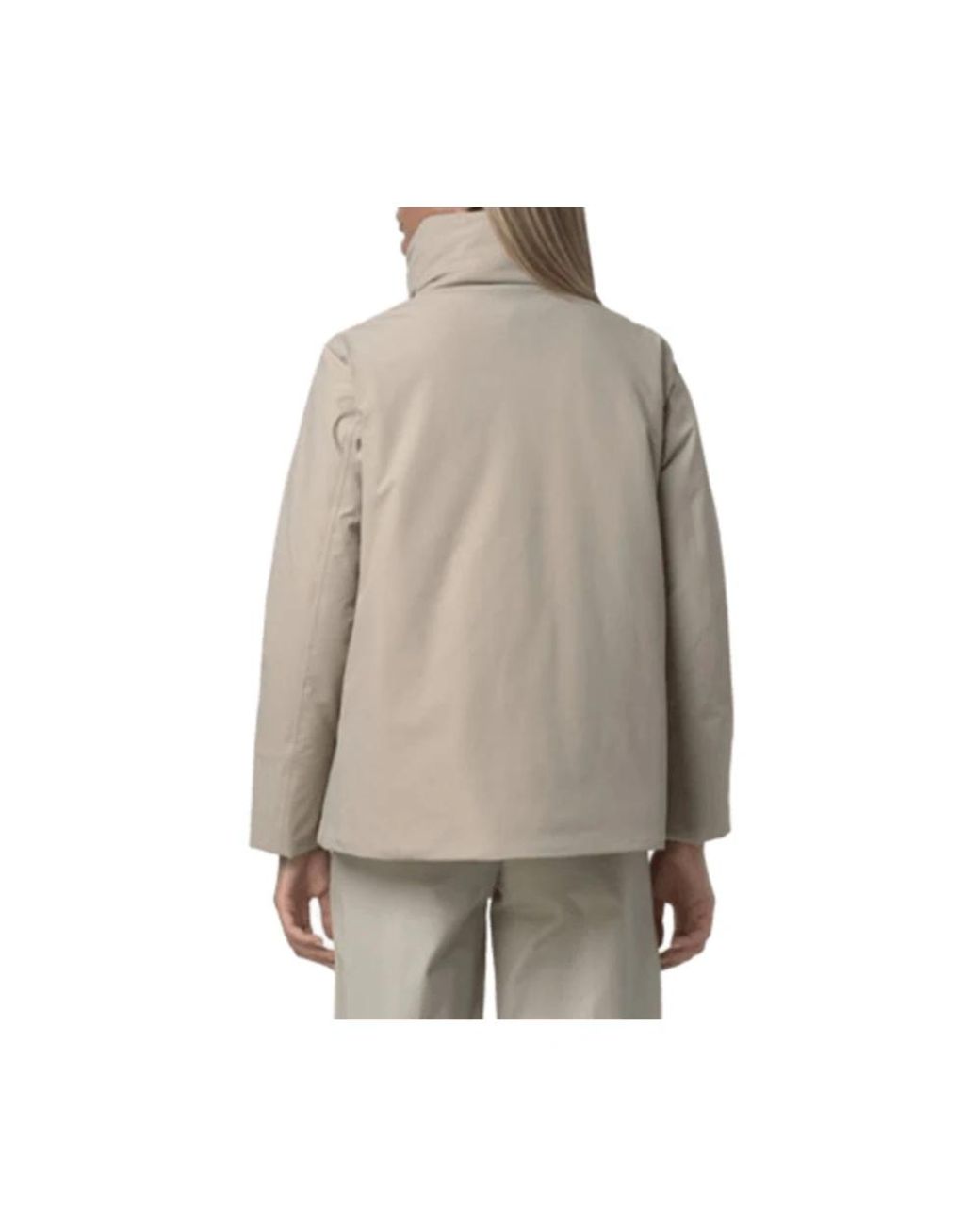 K-Way Gray Winter Jackets
