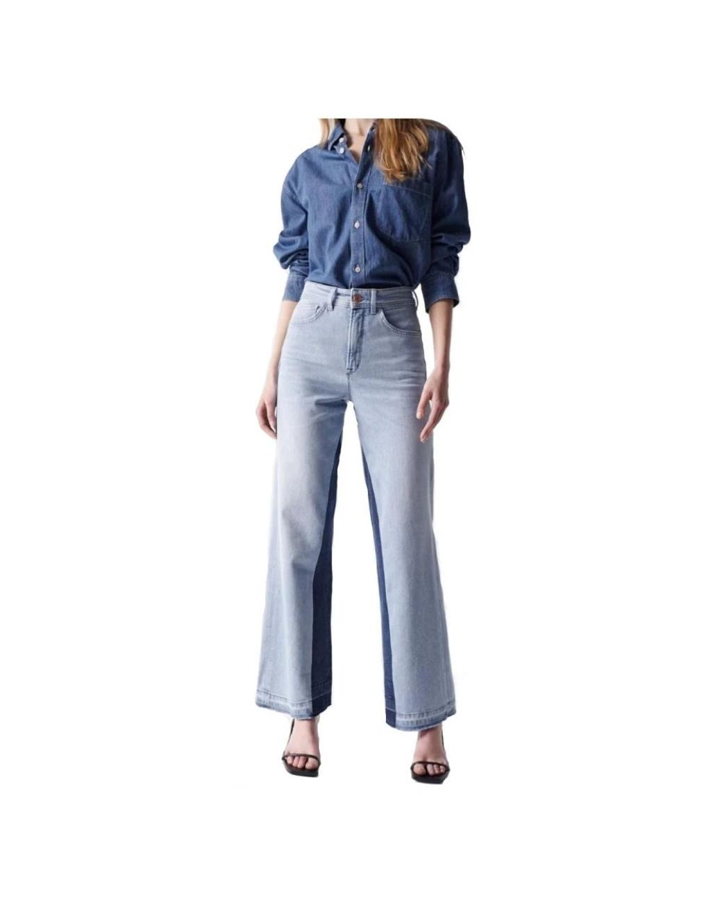 Salsa Jeans Blue Wide Jeans