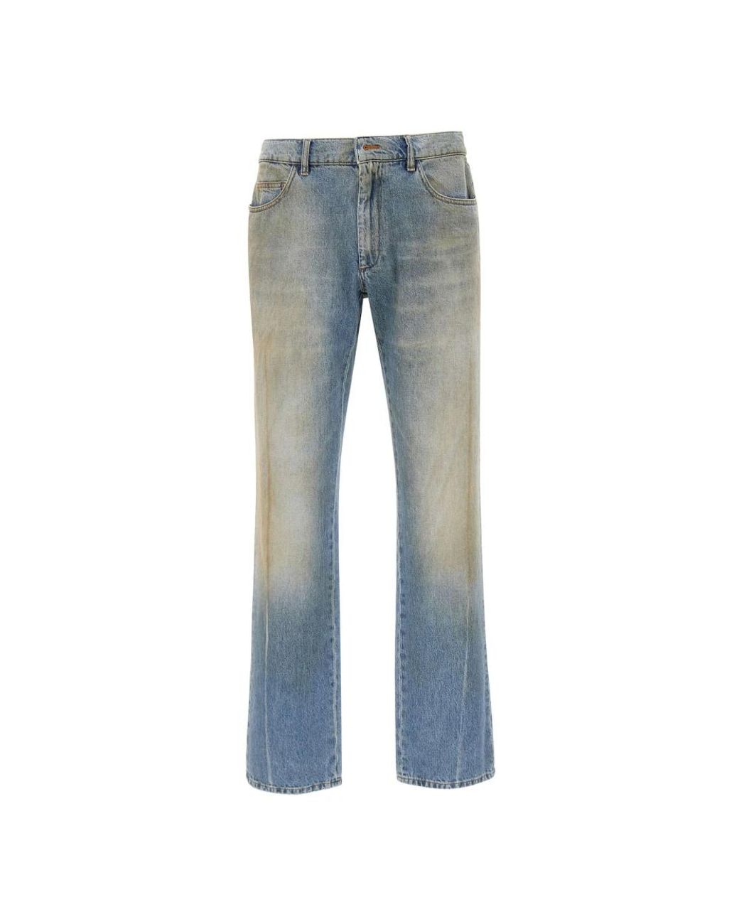 MM6 by Maison Margiela Blue Straight Jeans for men