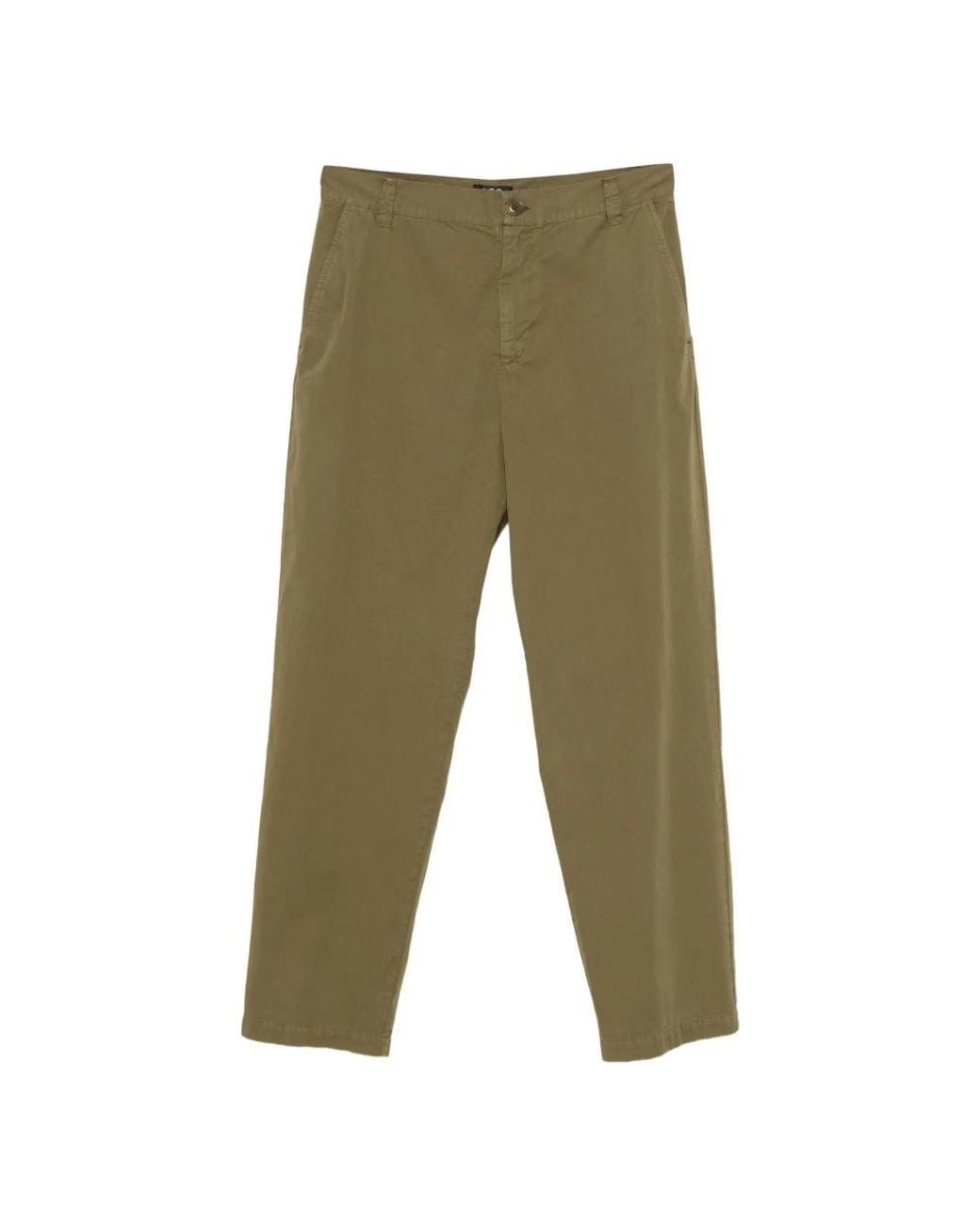 A.P.C. Green Straight Trousers for men