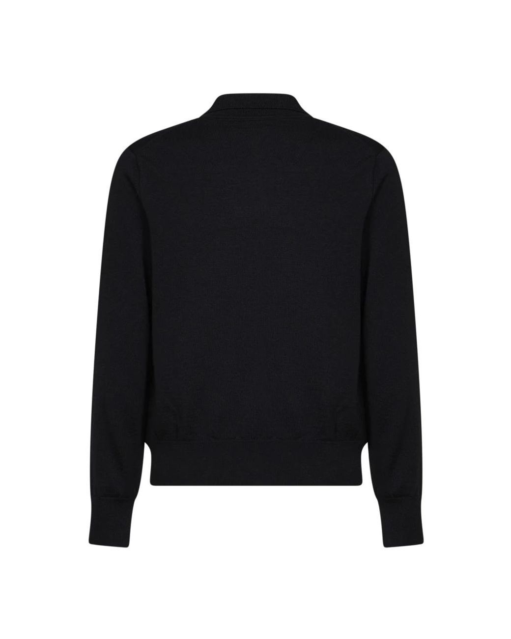 AMI Black Polo Shirts for men
