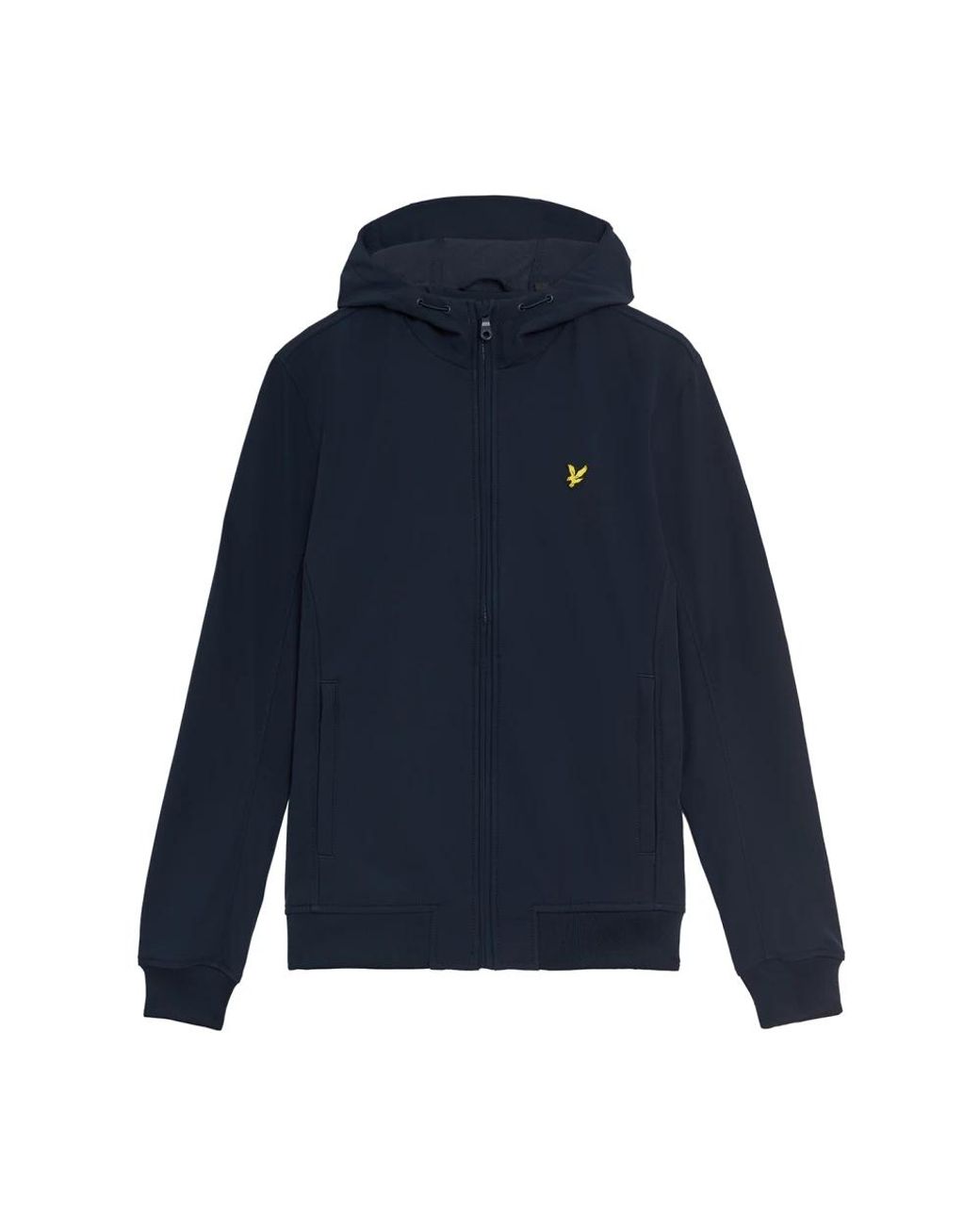 Lyle & Scott Jassen ,Blauw ,Softshell Fleece Back Jas in het Blue voor heren