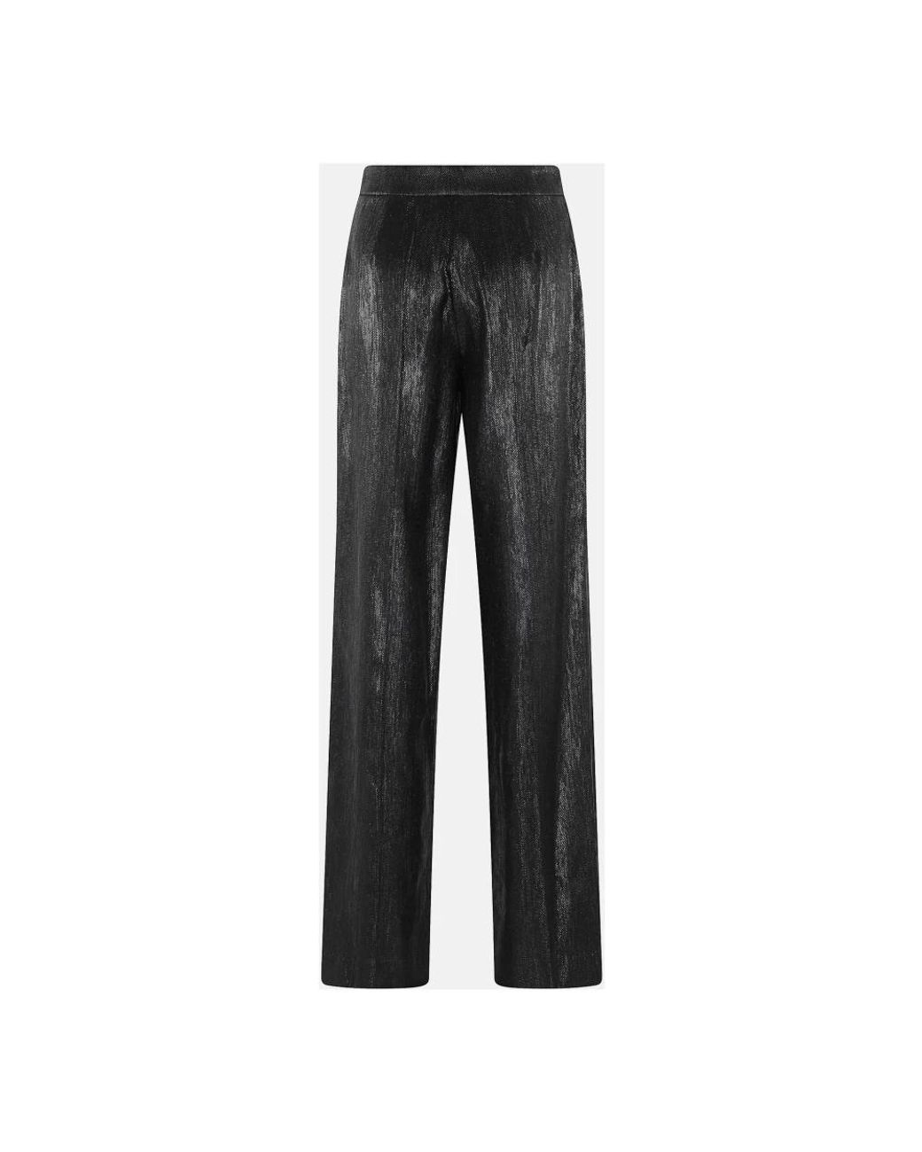 FEDERICA TOSI Gray Straight Trousers