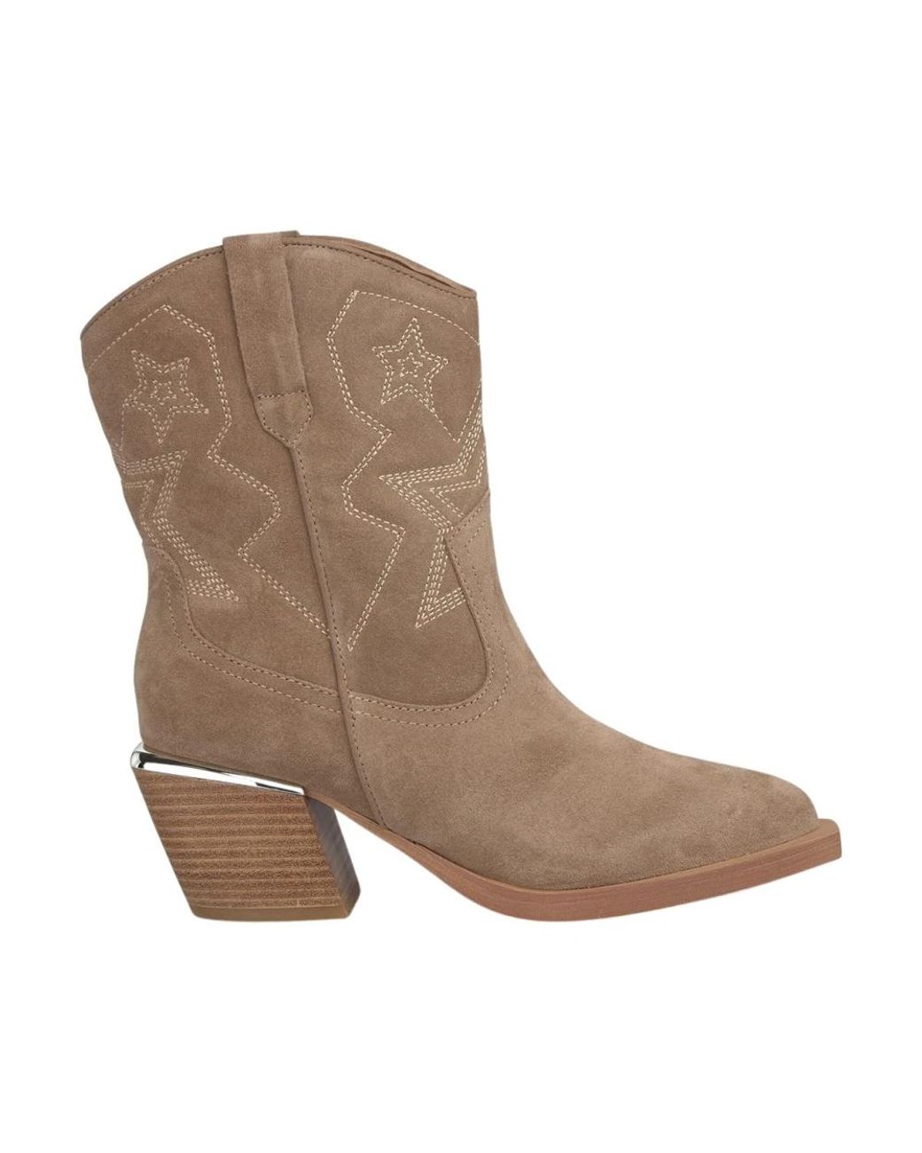 Alma En Pena. Brown Cowboy & Biker Boots
