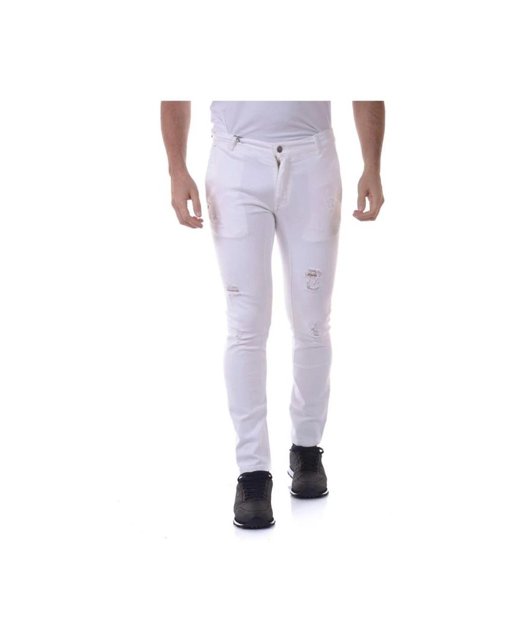 Daniele Alessandrini Purple Skinny Fit Jeans for men
