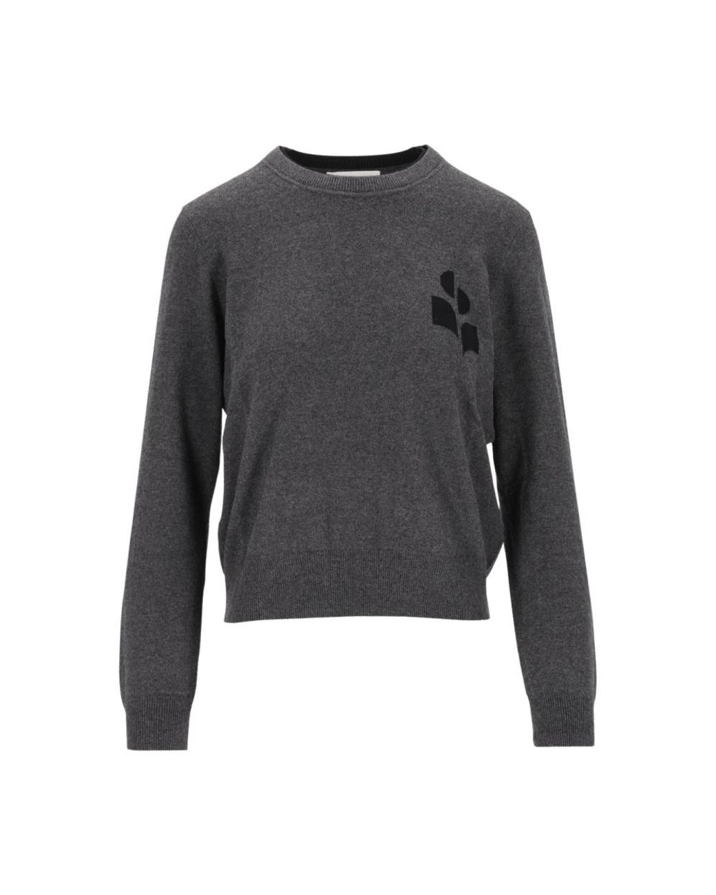 Isabel Marant Gray Round-Neck Knitwear