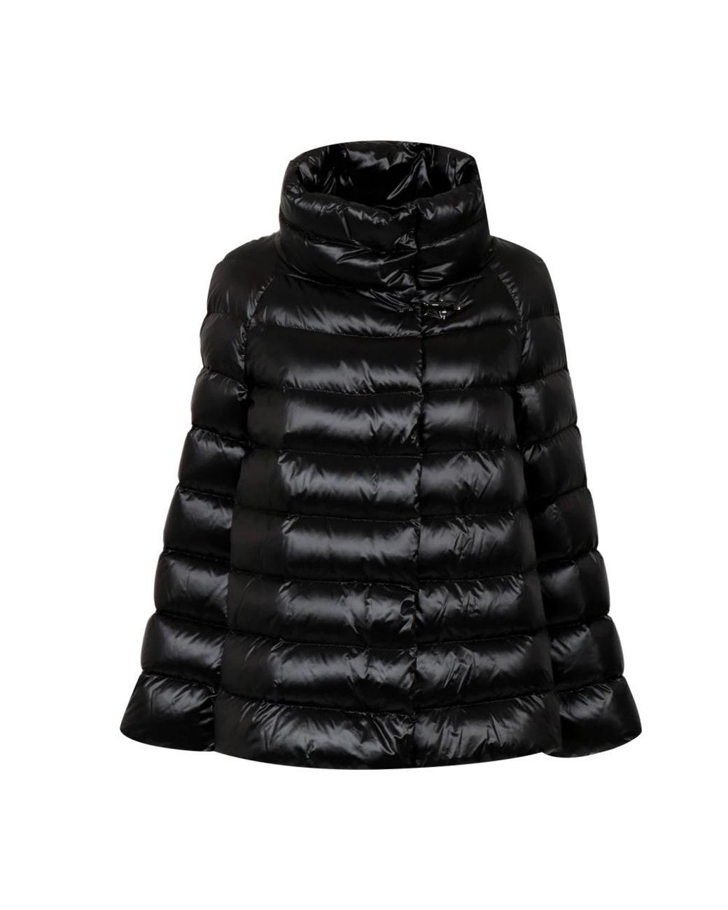 Fay Jassen ,Zwart ,Lange Donsjas in het Black