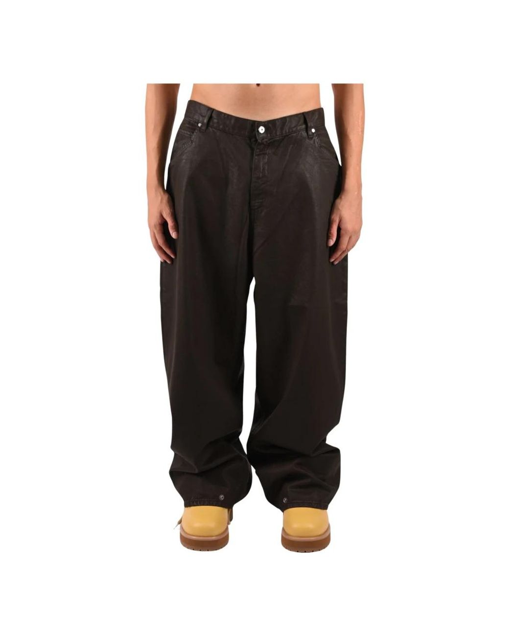 PDF Black Wide Jeans for men