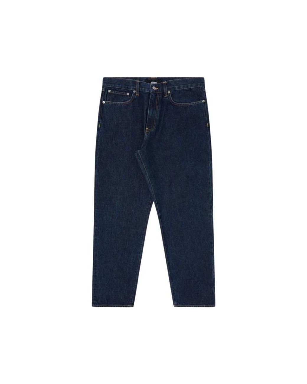 Edwin Jeans ,Blauw ,Denim Dark Marble Wash Denim Broek in het Blue voor heren