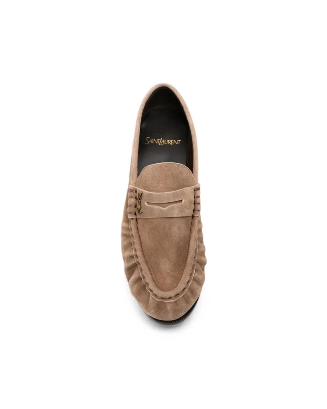Saint Laurent Natural Loafers