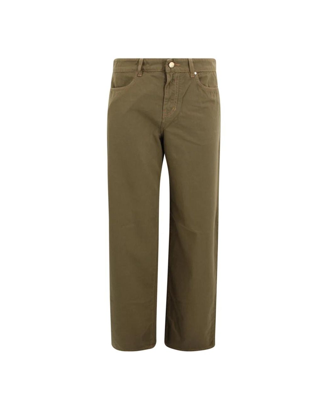 Max Mara Green Wide Trousers