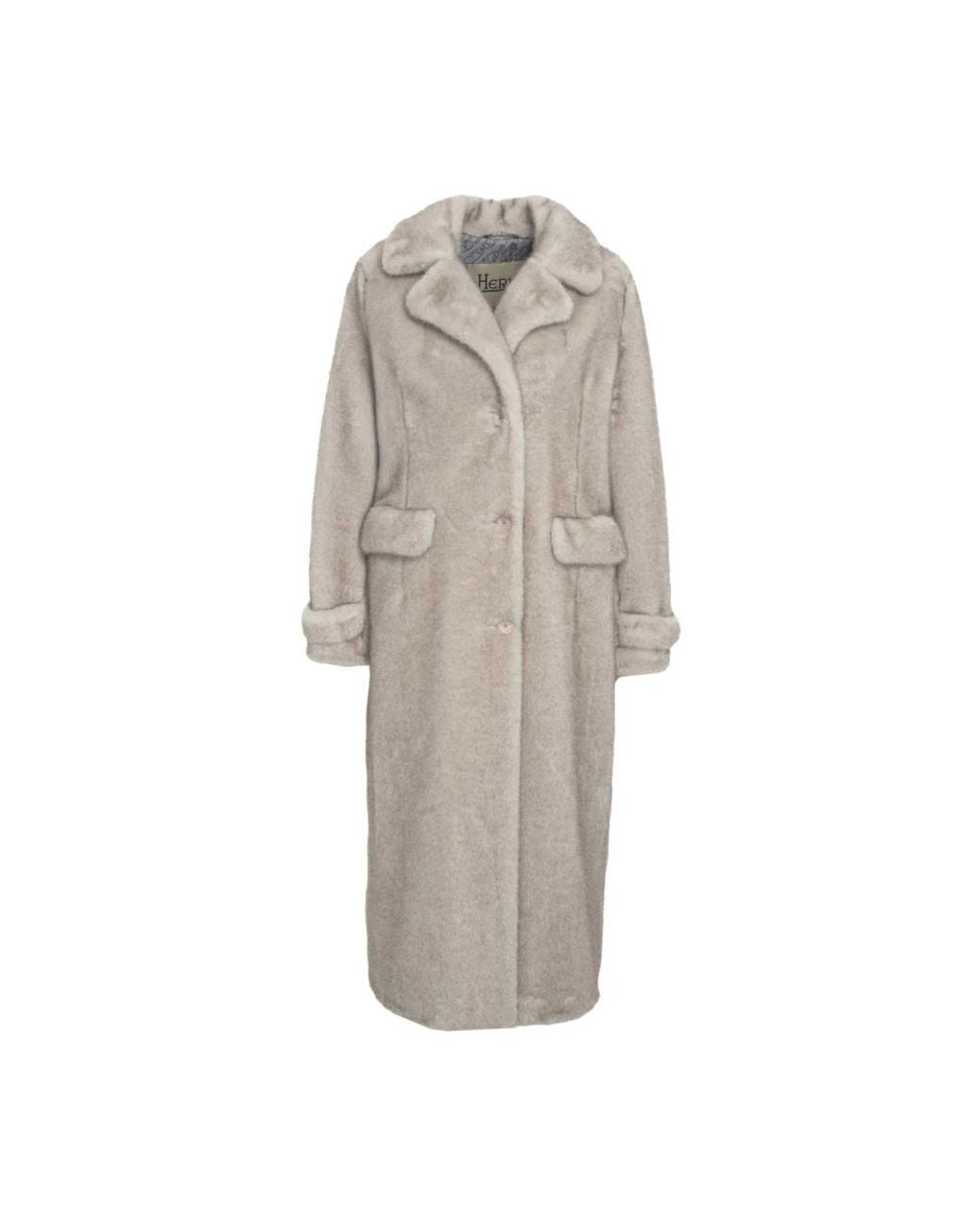 Herno Natural Faux Fur & Shearling Jackets