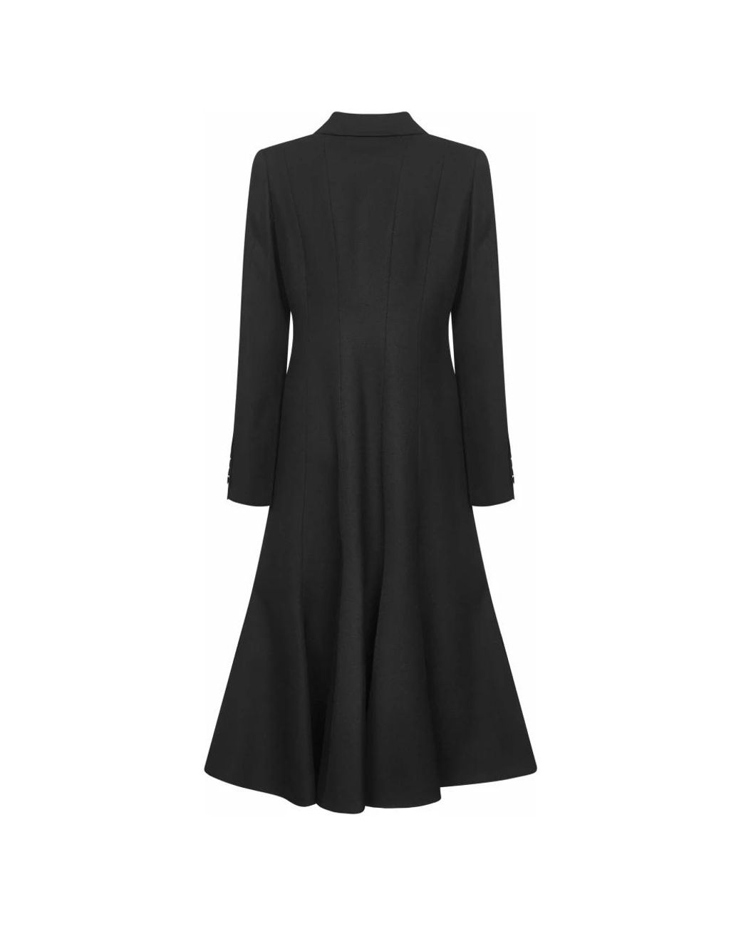 Single-Breasted Coats Fendi de color Black