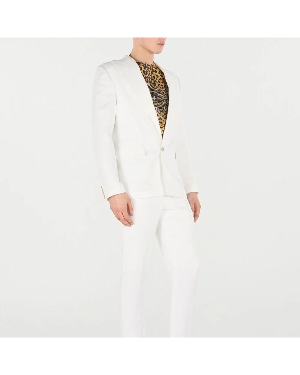 Blazers Roberto Cavalli de hombre de color White