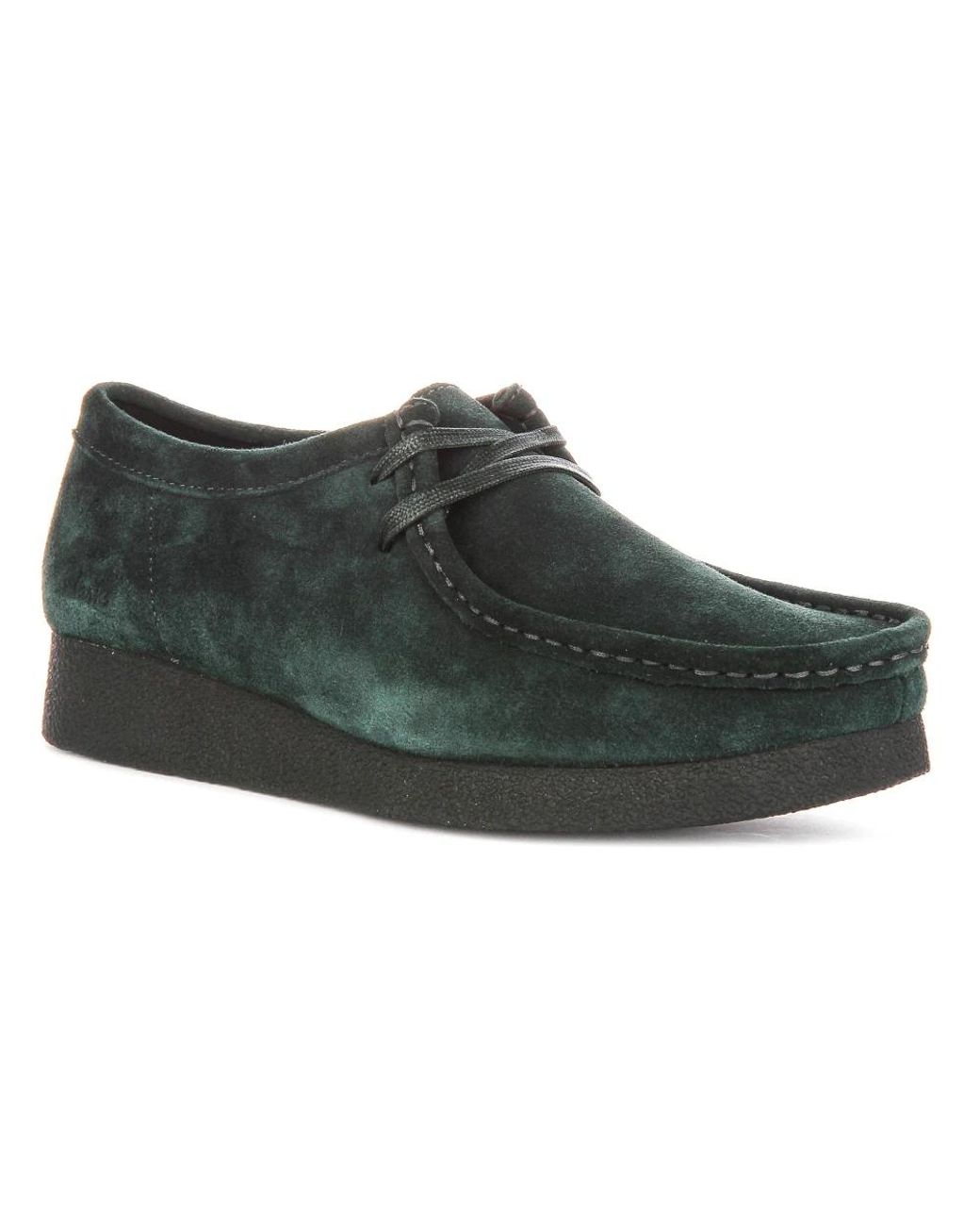 Clarks Black Laced Shoes