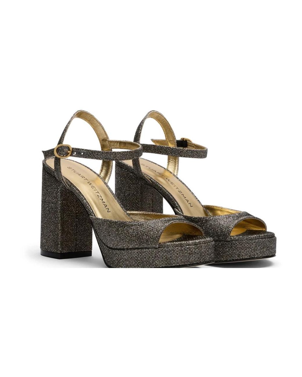 Stuart Weitzman Gray High Heel Sandals
