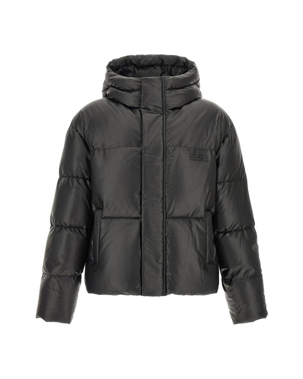MM6 by Maison Margiela Gray Winter Jackets for men