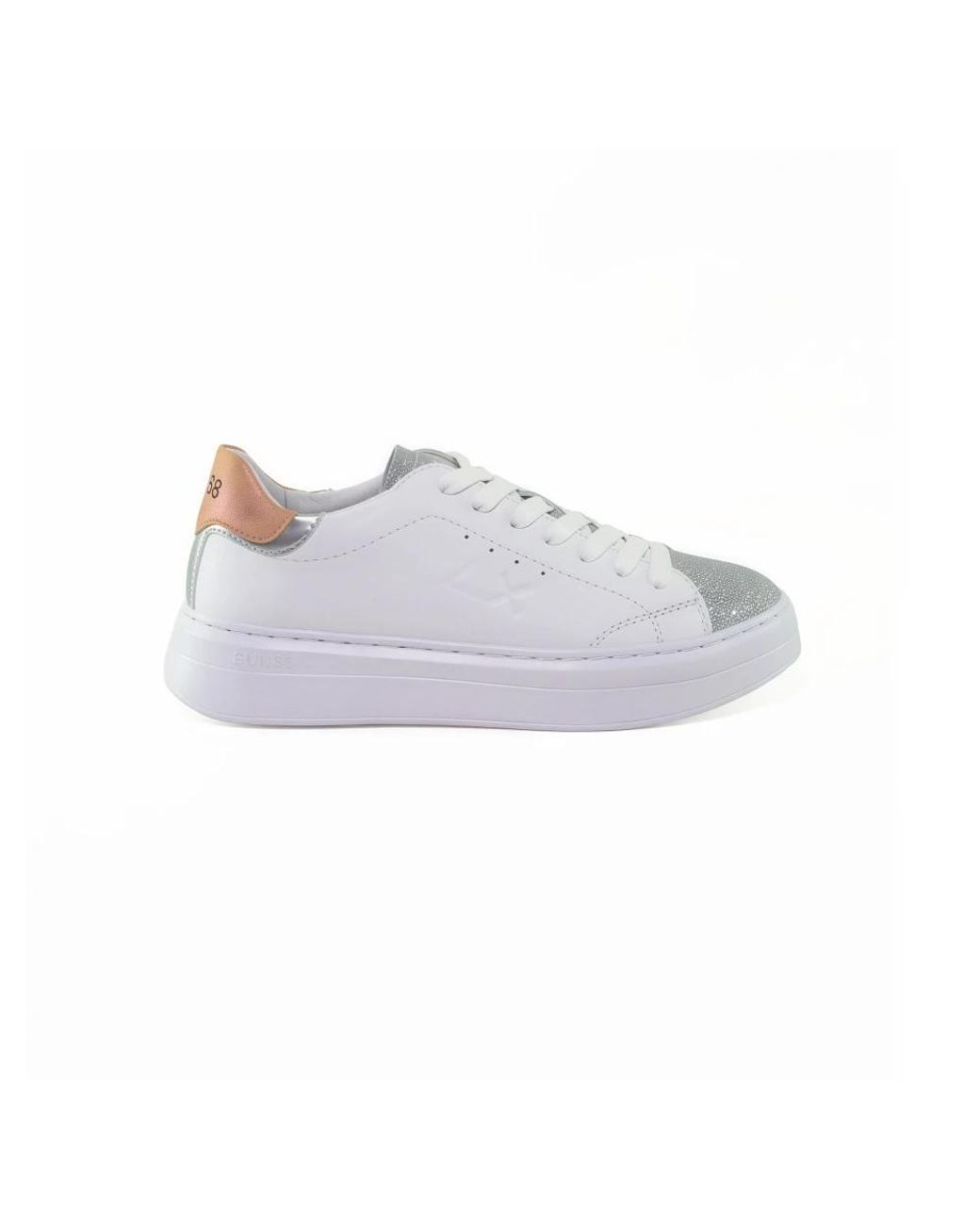 Sun 68 White Sneakers